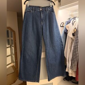 Classic Blue Banana Republic Wide-Leg Jeans